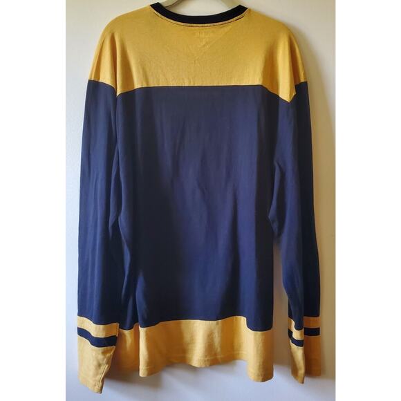 Hollister California Men's Black & Gold Long Sleeve Logo Embroidered Jersey XL - Picture 7 of 10